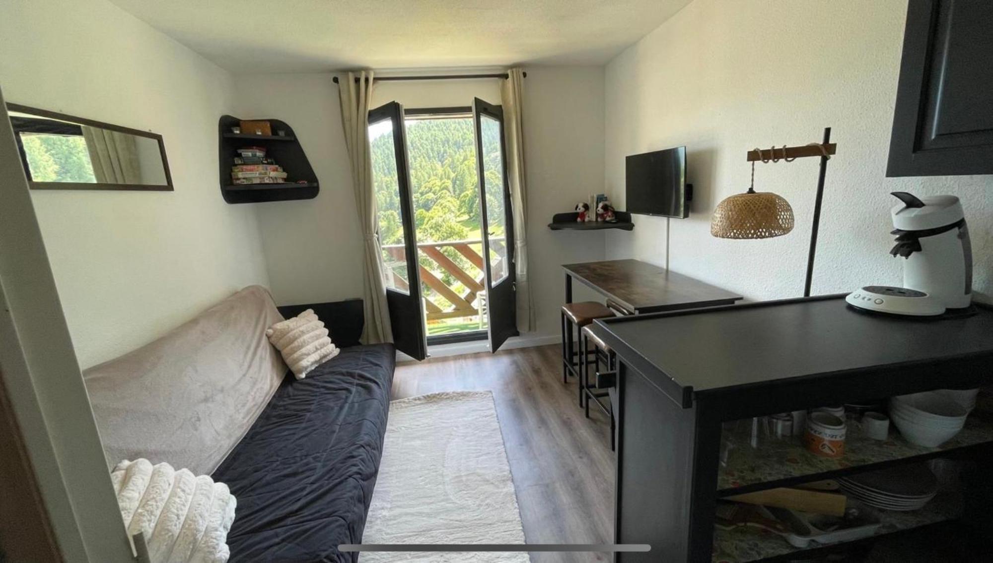 Studio Cosy 4 Couchages Avec Parking Et Balcon, Au Pied Telesiege Et Vente Forfaits A La Foux D'Allos Extérieur photo
